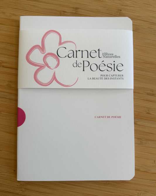 Carnet de poésie Les Forces Naturelles - Page couverture