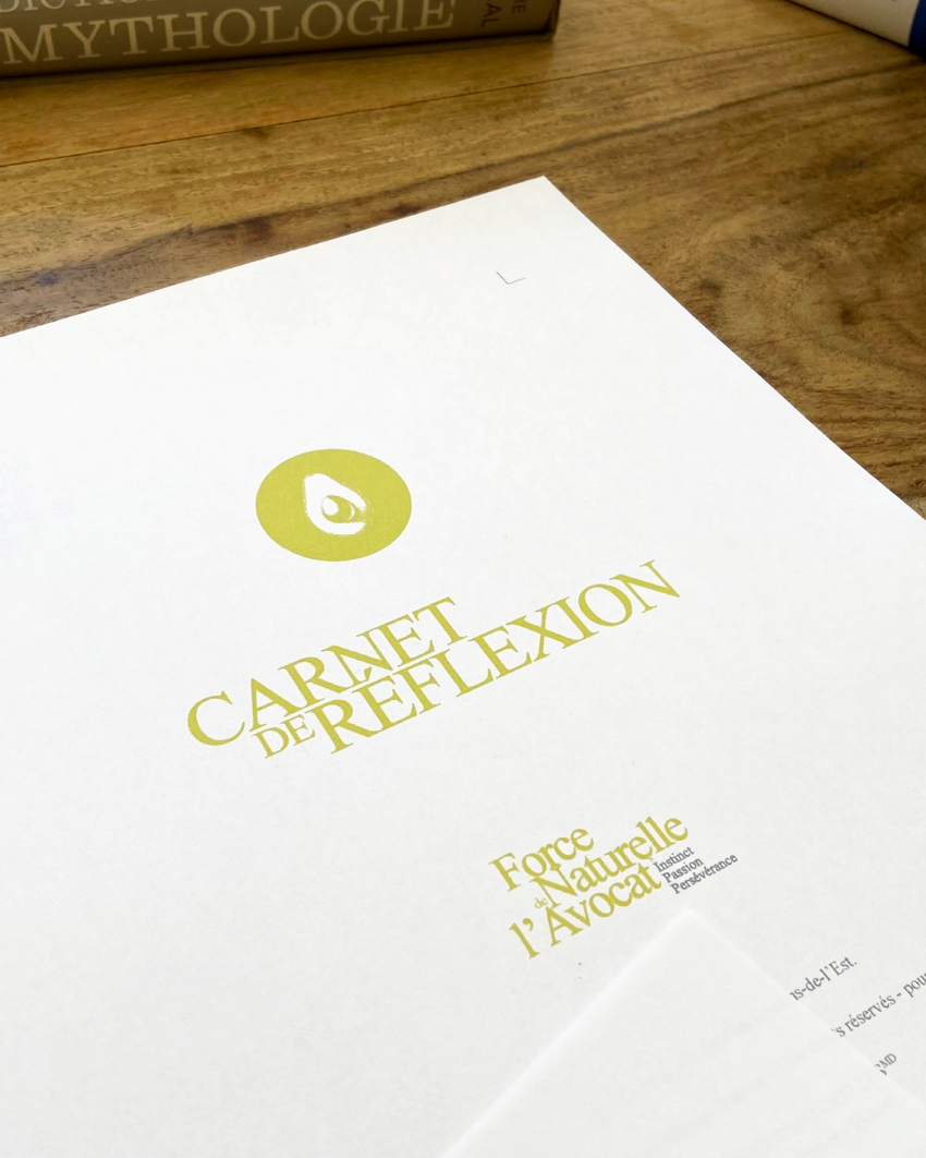 Carnet de réflexion — Force naturelle de l’Avocat, version PDF à télécharger