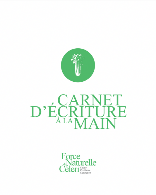 Couverture du Carnet d'écriture à la main - Version téléchargeable