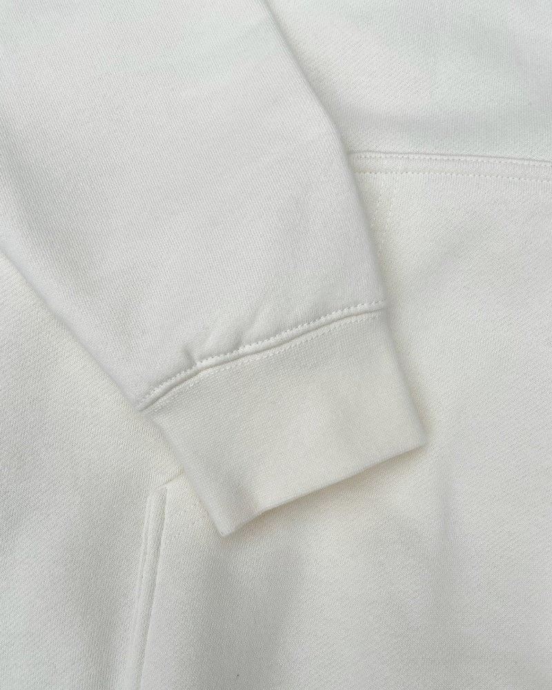 Hoodie de qualité supérieure « Les forces naturelles » — couleur blanc crème — étampe Fenouil  — manche